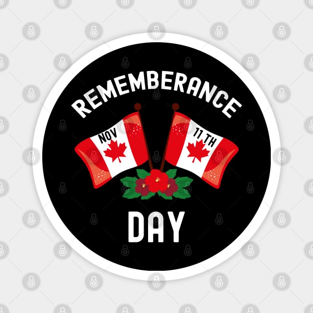 Rememberance Day, November 11 Magnet by Cor Designs